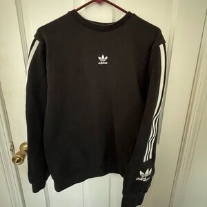 Woman's M 3 strip Black Adidas Originals sweatshirt